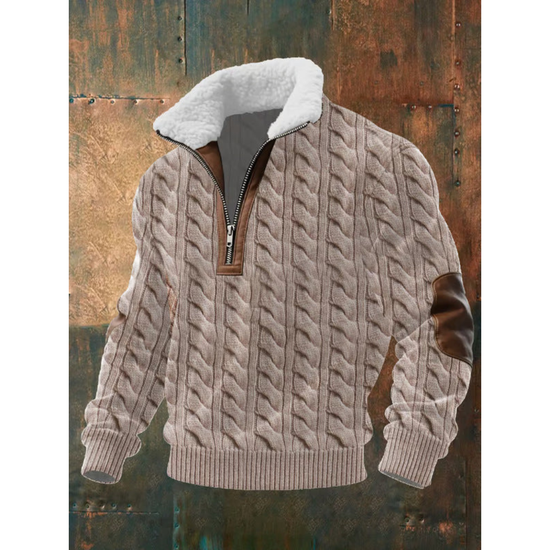 Timeless High Neck Fleece Sweater