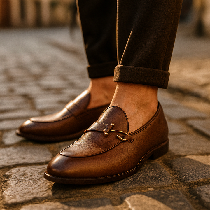 Grayson Genuine Leather Slip-On Shoes