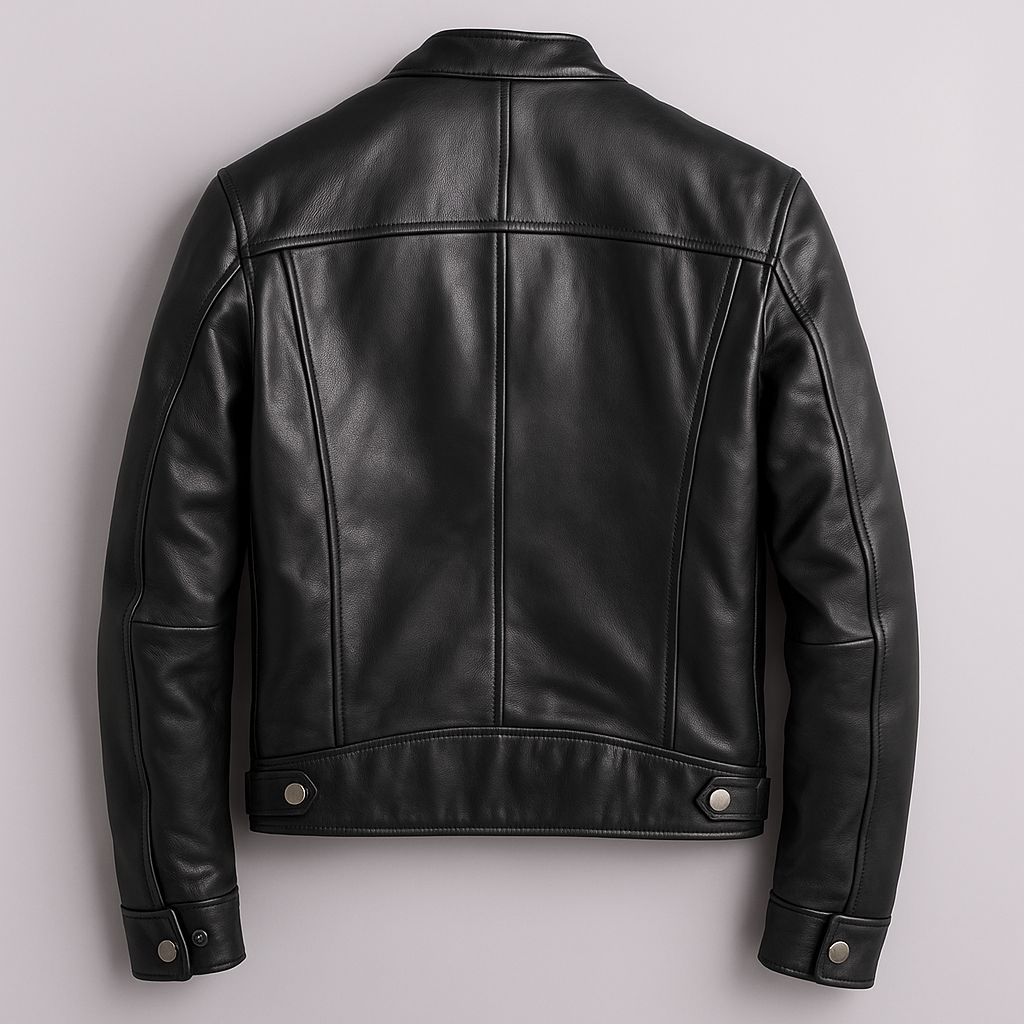 Hudson Heritage Leather Biker Jacket