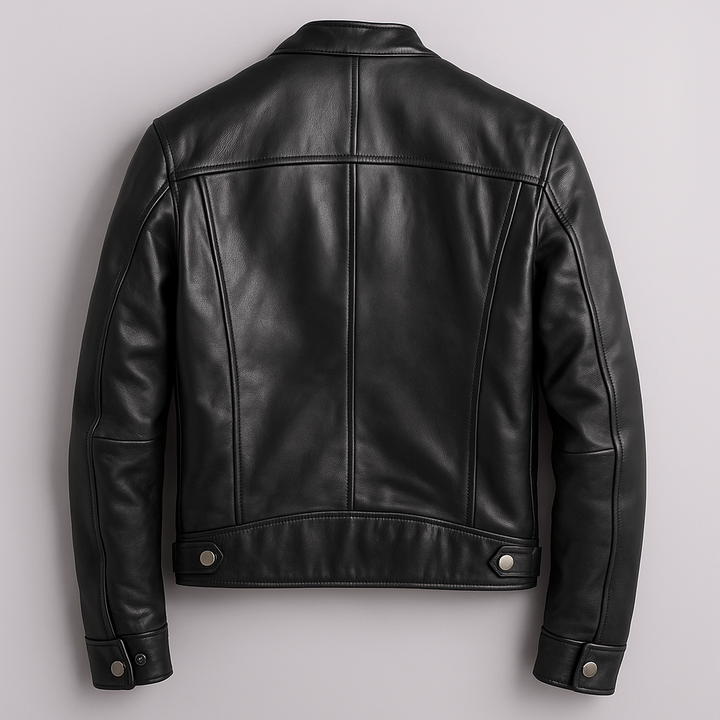 Hudson Heritage Leather Biker Jacket