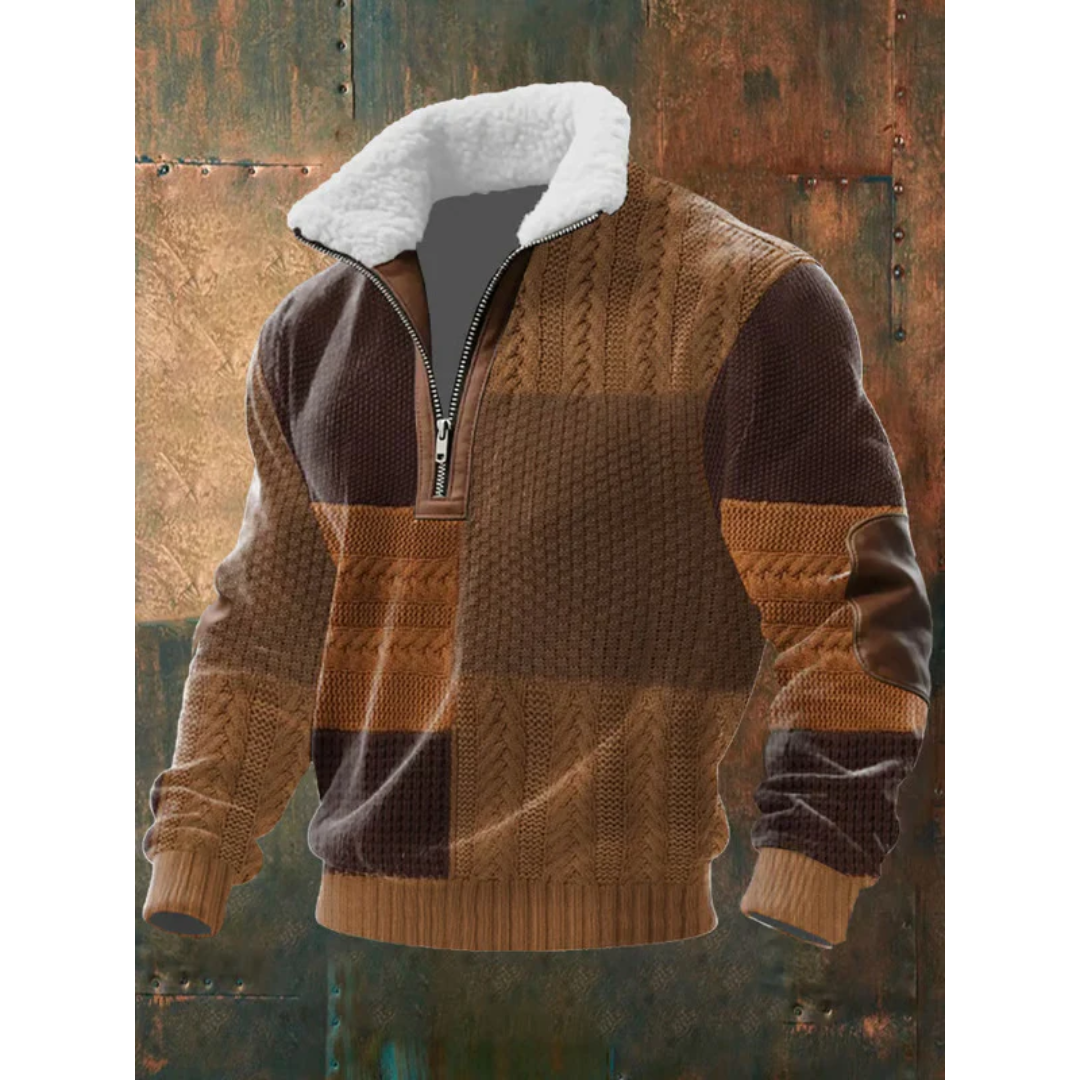 Timeless High Neck Fleece Sweater
