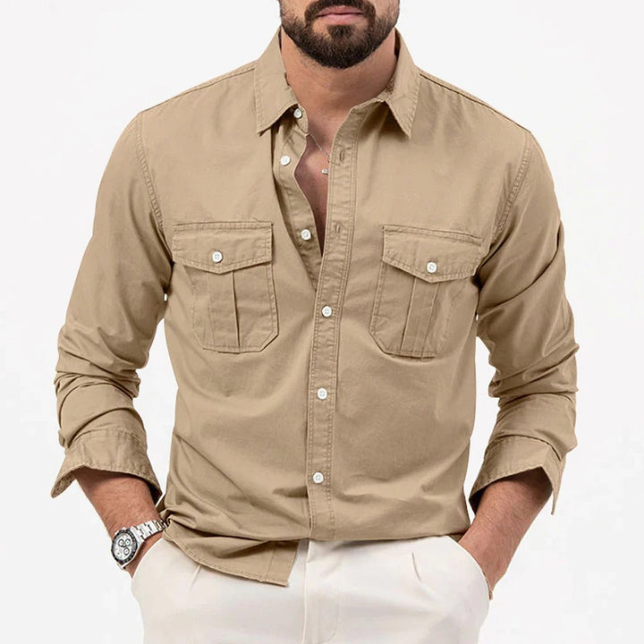 Relaxed Fit Button-Up Shirt
