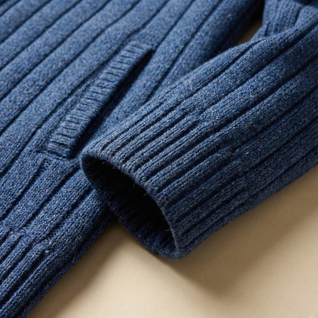 Cashmere Zip-Up Cardigan
