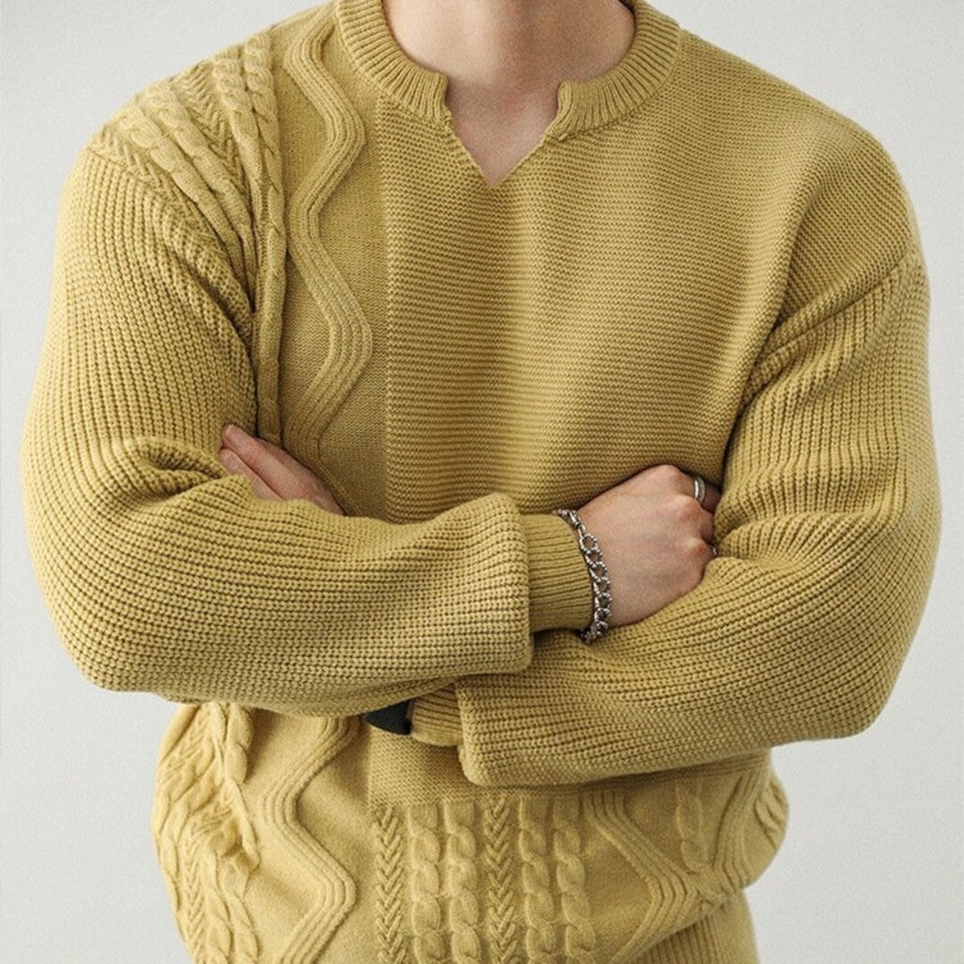 Textured Knit Sweater By Nico