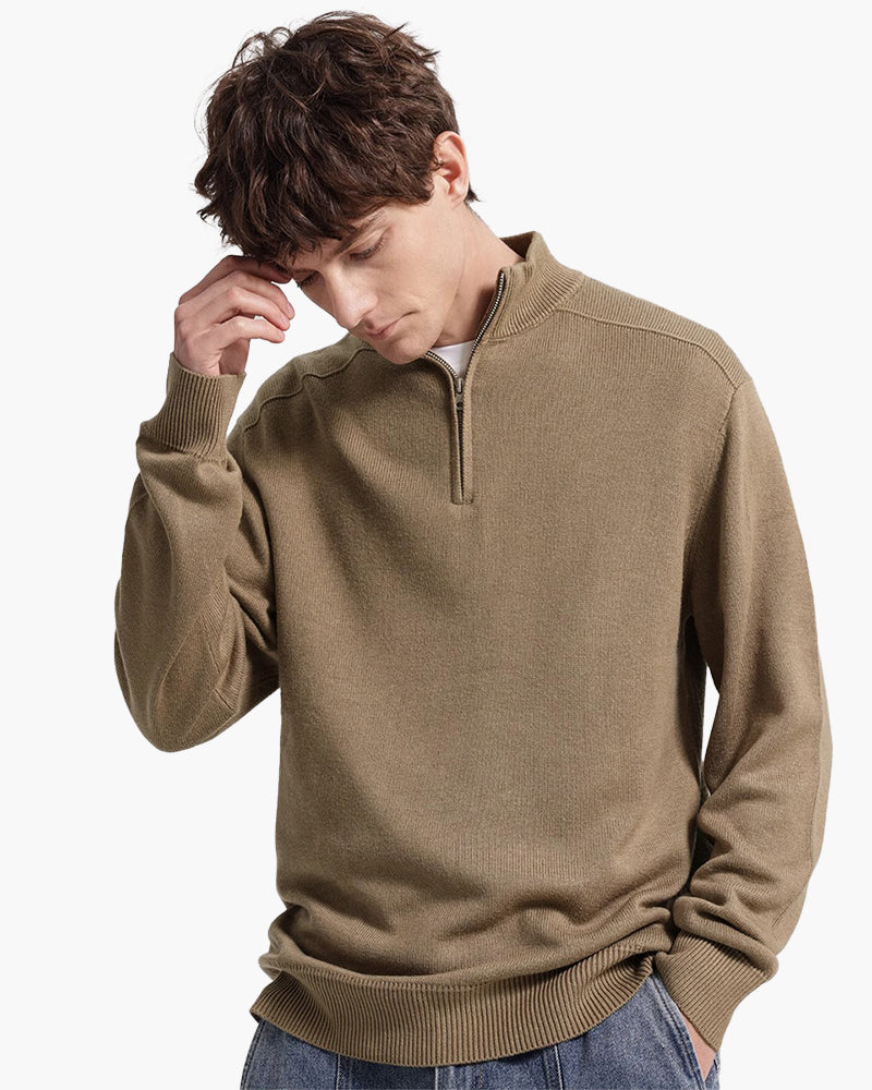Merino Wool Zip-Up Jacket