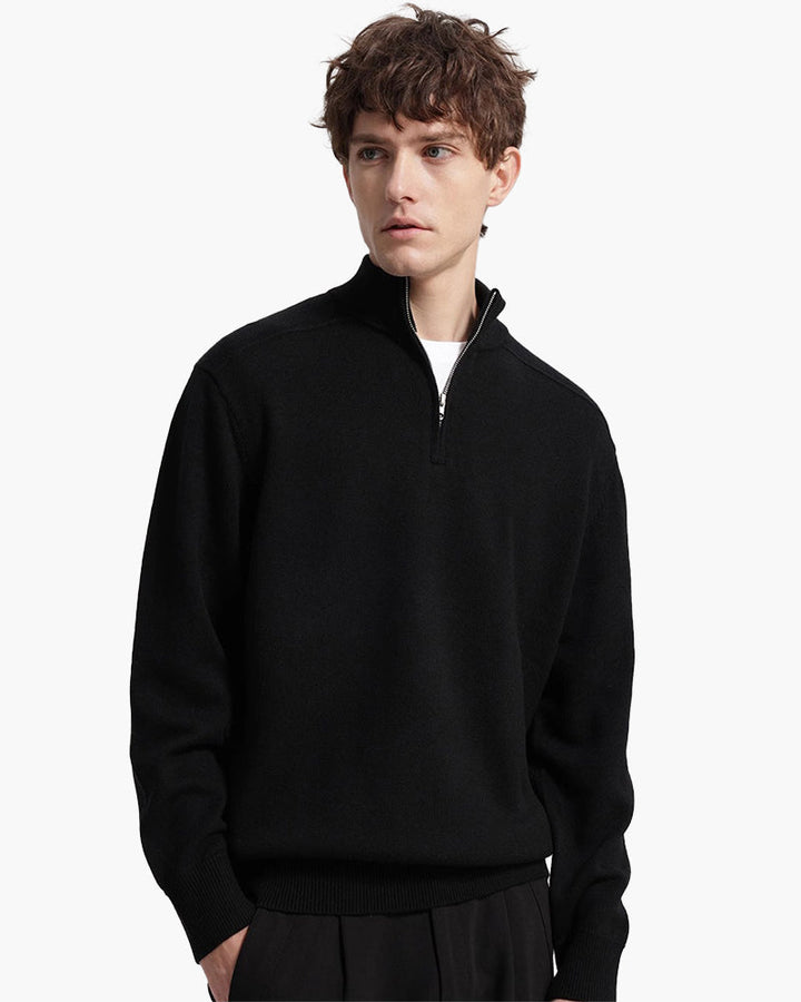 Merino Wool Zip-Up Jacket