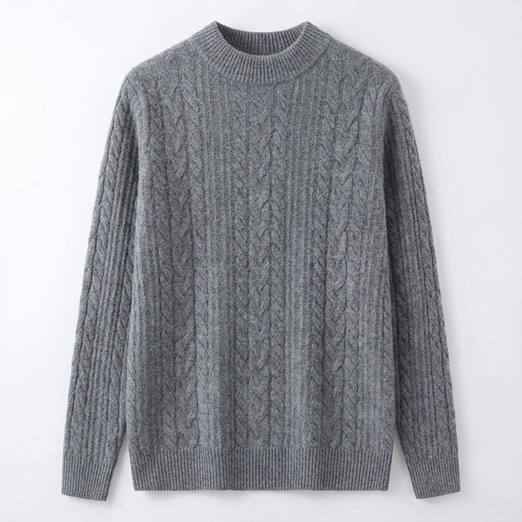 Spence Cashmere Cabled Knit Sweater
