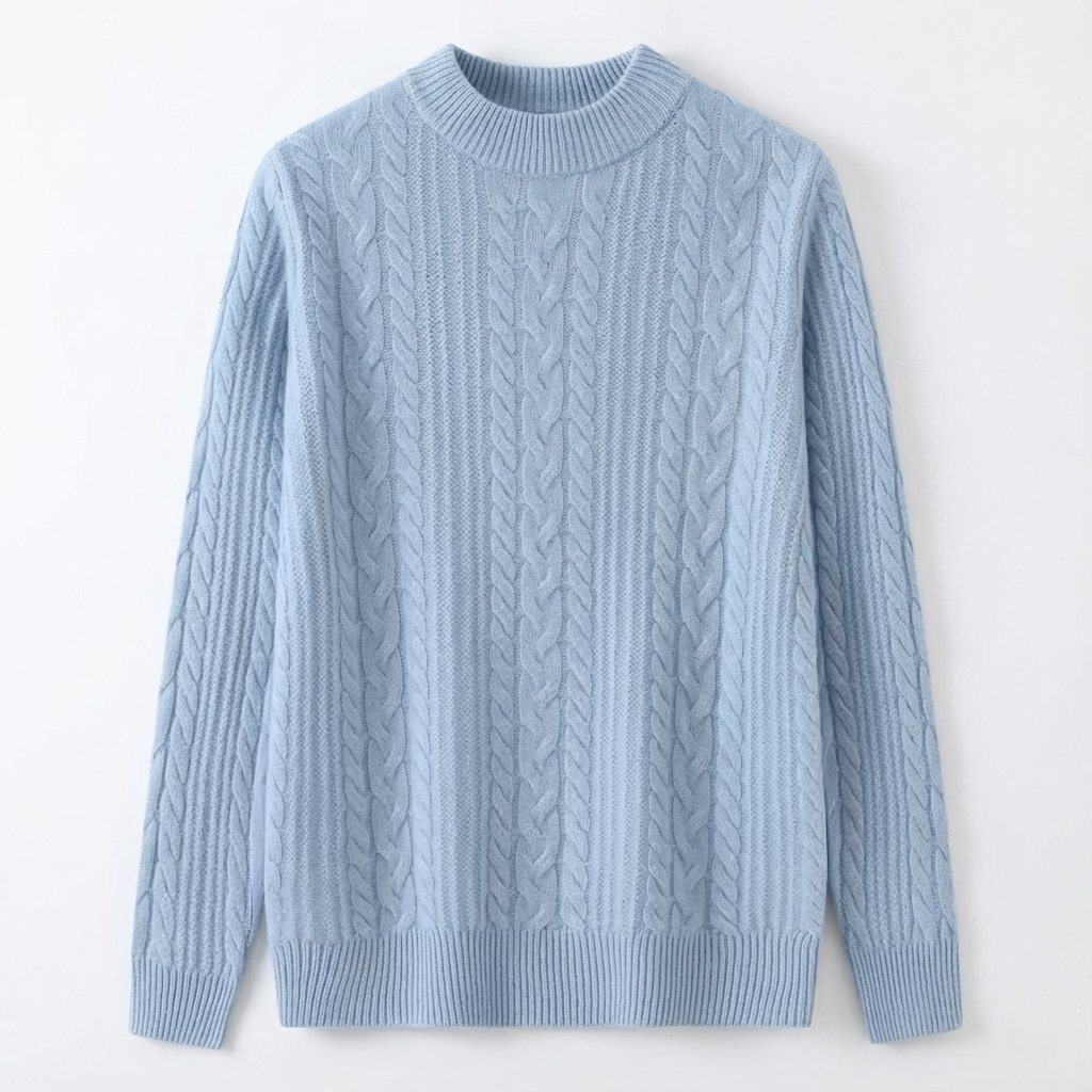 Spence Cashmere Cabled Knit Sweater