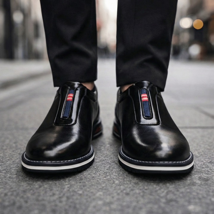 Monarch Leather Easy-On Shoes