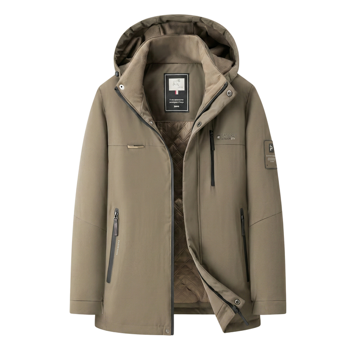 Enthusiastic Hooded Down Jacket