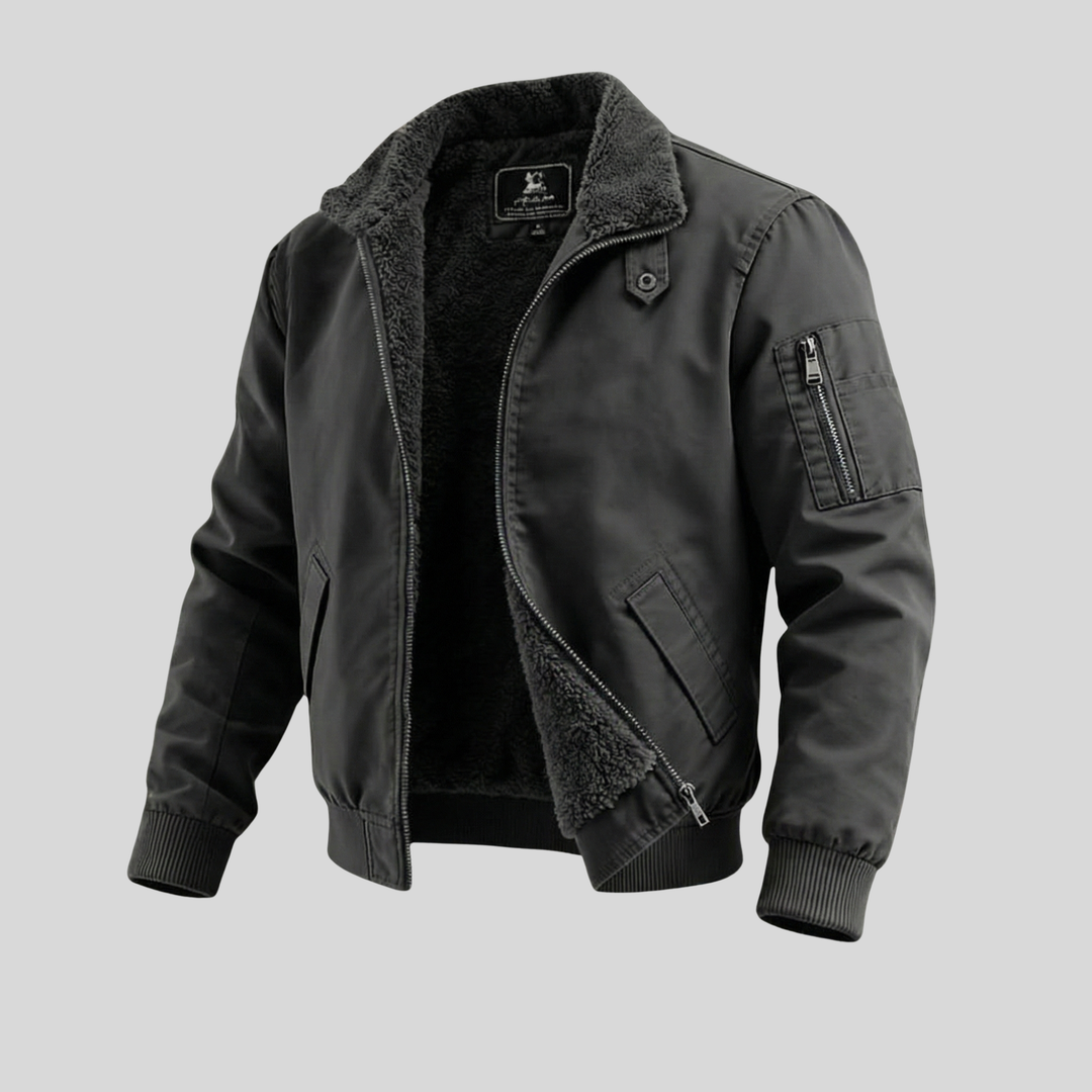 Cozy Sherpa-Lined Utility Jacket