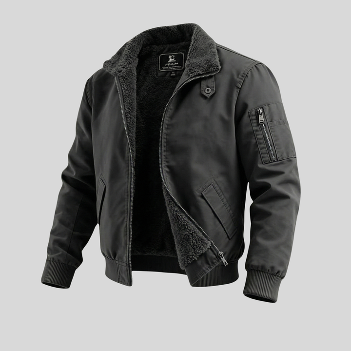 Cozy Sherpa-Lined Utility Jacket