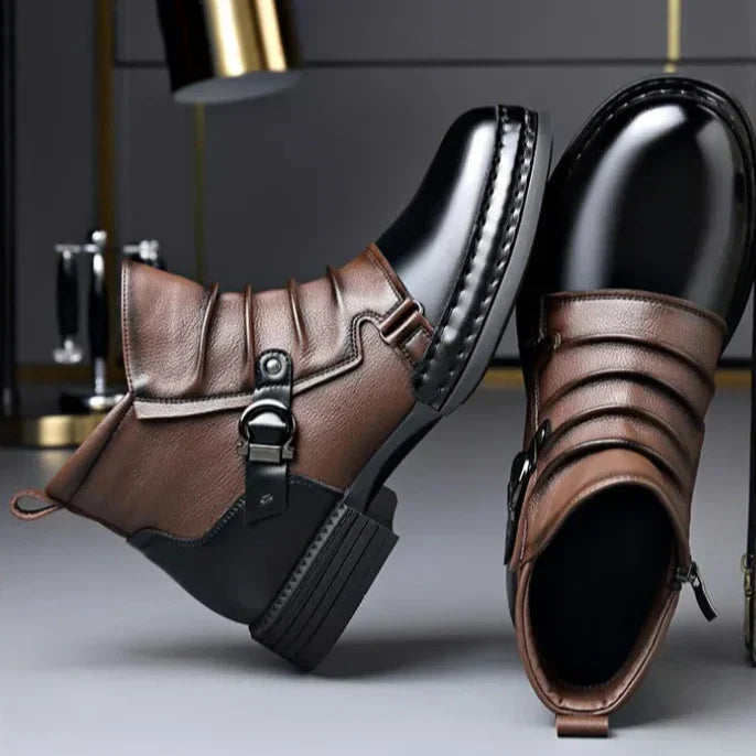 Adler Genuine Leather Ankle Boots