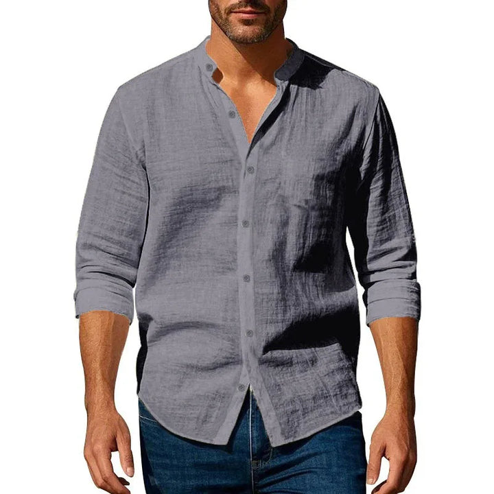 Lightweight Breathable Button-Up Shirt