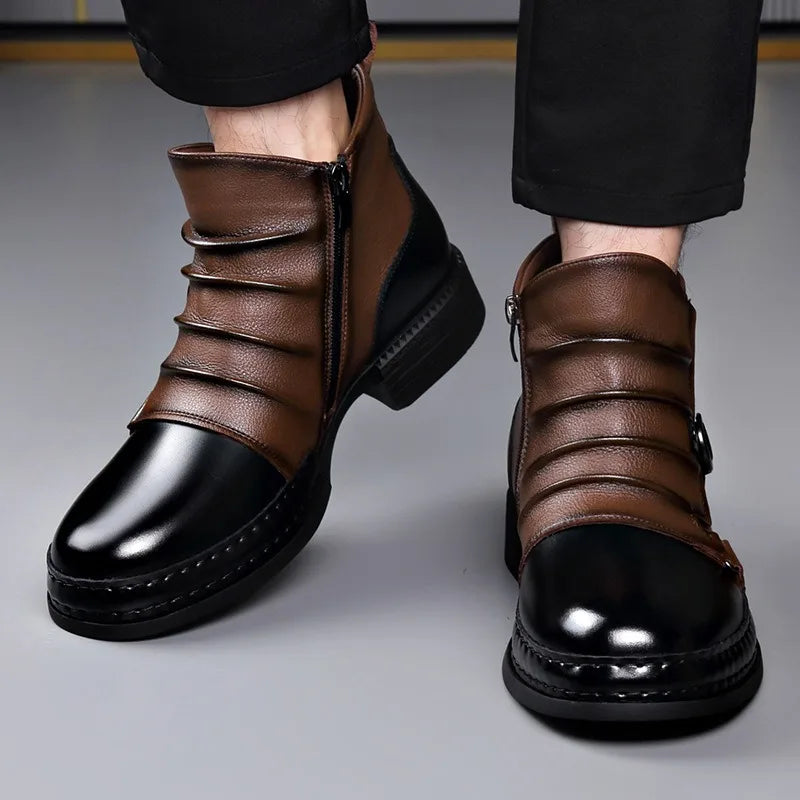 Adler Genuine Leather Ankle Boots