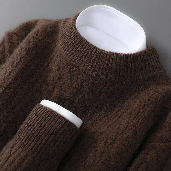Spence Cashmere Cabled Knit Sweater