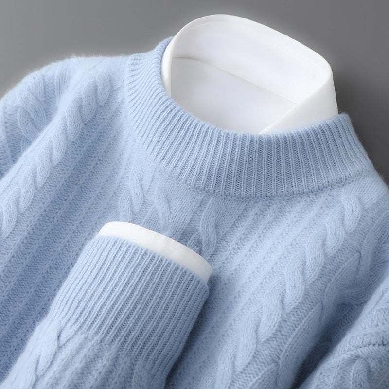 Spence Cashmere Cabled Knit Sweater