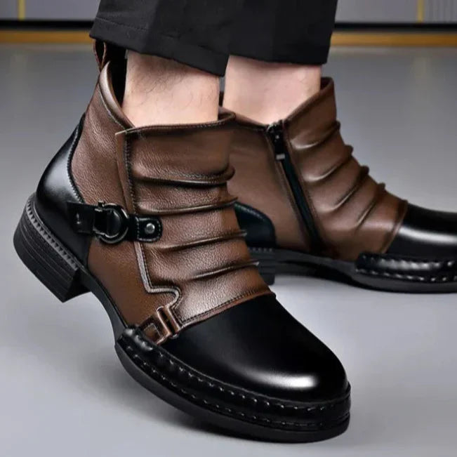 Adler Genuine Leather Ankle Boots