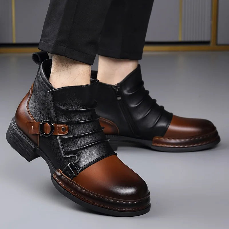 Adler Genuine Leather Ankle Boots
