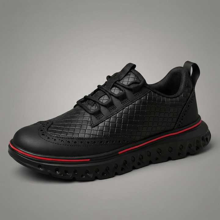 Grant Braided Leather Sneakers
