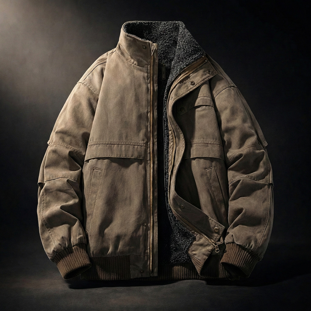 Weston Insulated Utility Jacket With Fleece Lining