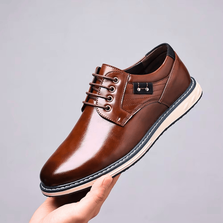 Napoli Genuine Leather Derby Shoes
