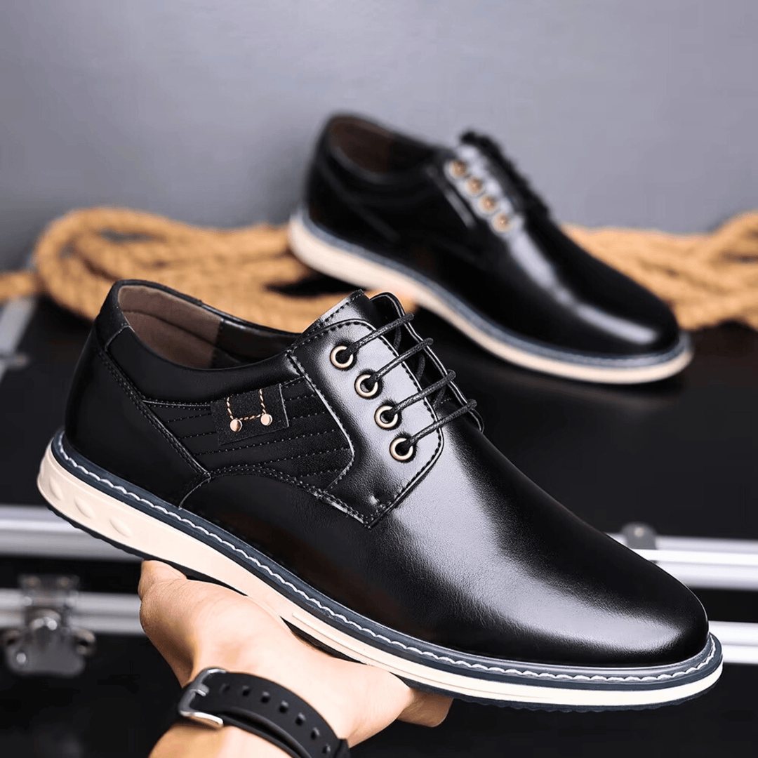 Napoli Genuine Leather Derby Shoes
