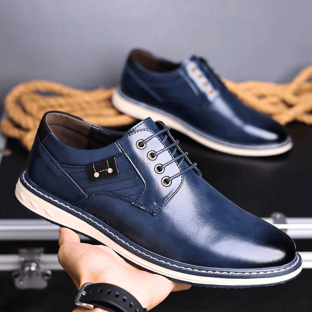 Napoli Genuine Leather Derby Shoes
