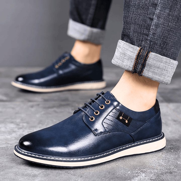 Napoli Genuine Leather Derby Shoes