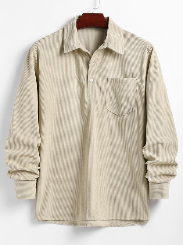 Classic Ribbed Polo Shirt